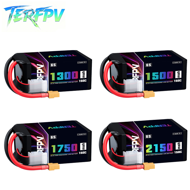 Fpv Drone Battery - TERFPV Lipo 배터리 6S 22.2V 1300/1500/1750./2150mAh