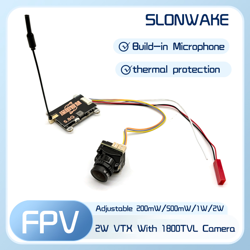 SLONWAKE 5.8G 56CH 2W 송신기 VTX( - Fpv Drone Quadcopter 리뷰 및 가격
