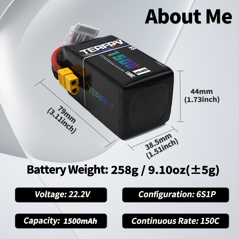 TERFPV Lipo 배터리 6S 22.2V 1300/ - Fpv Drone Battery 리뷰 및 가격