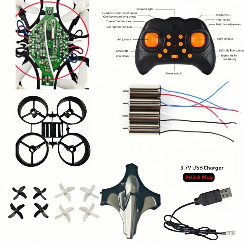 완벽한 DIY 드론 키트 2.4G 6축 자이로 헤드리스 - Fpv Drone Charger 리뷰 및 가격